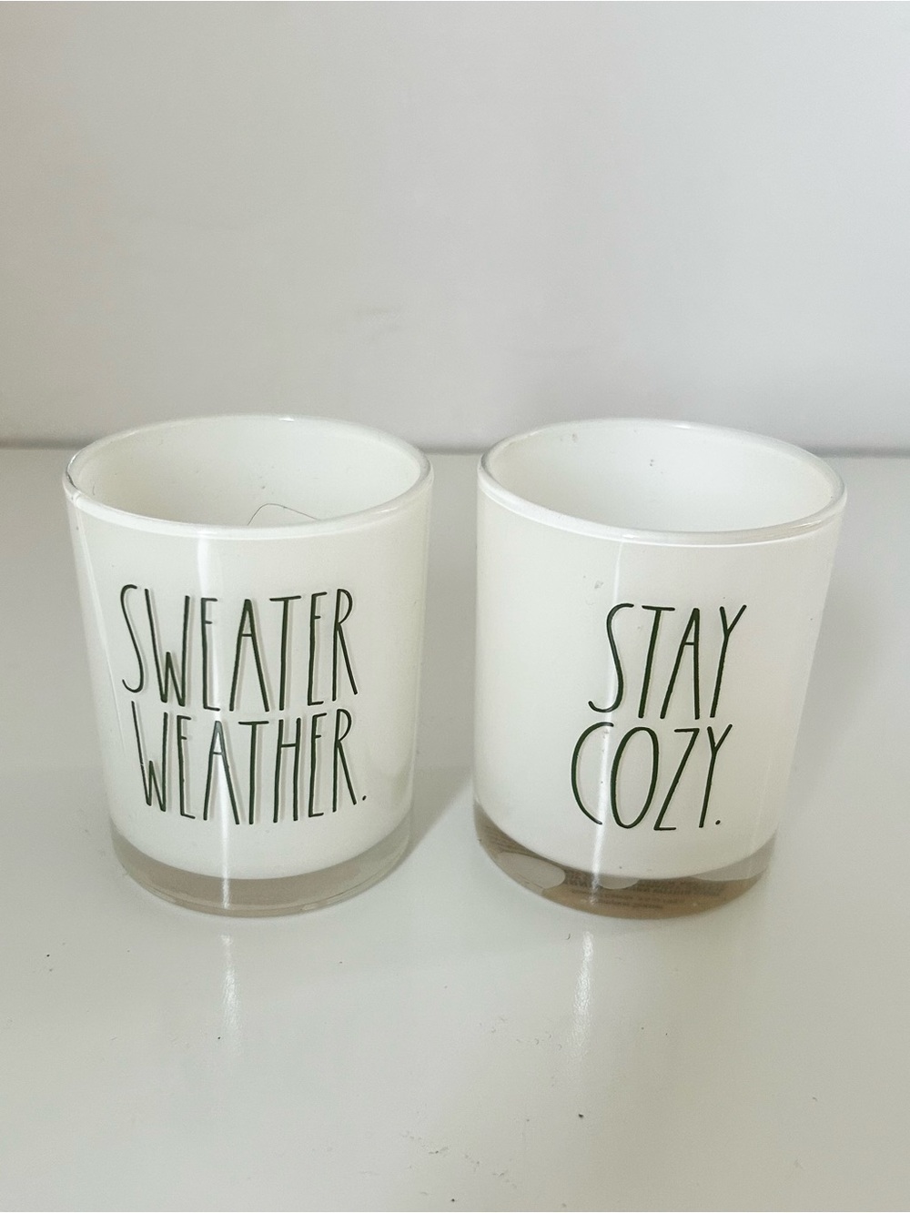 Rae Dunn Fall Candle Holder Set